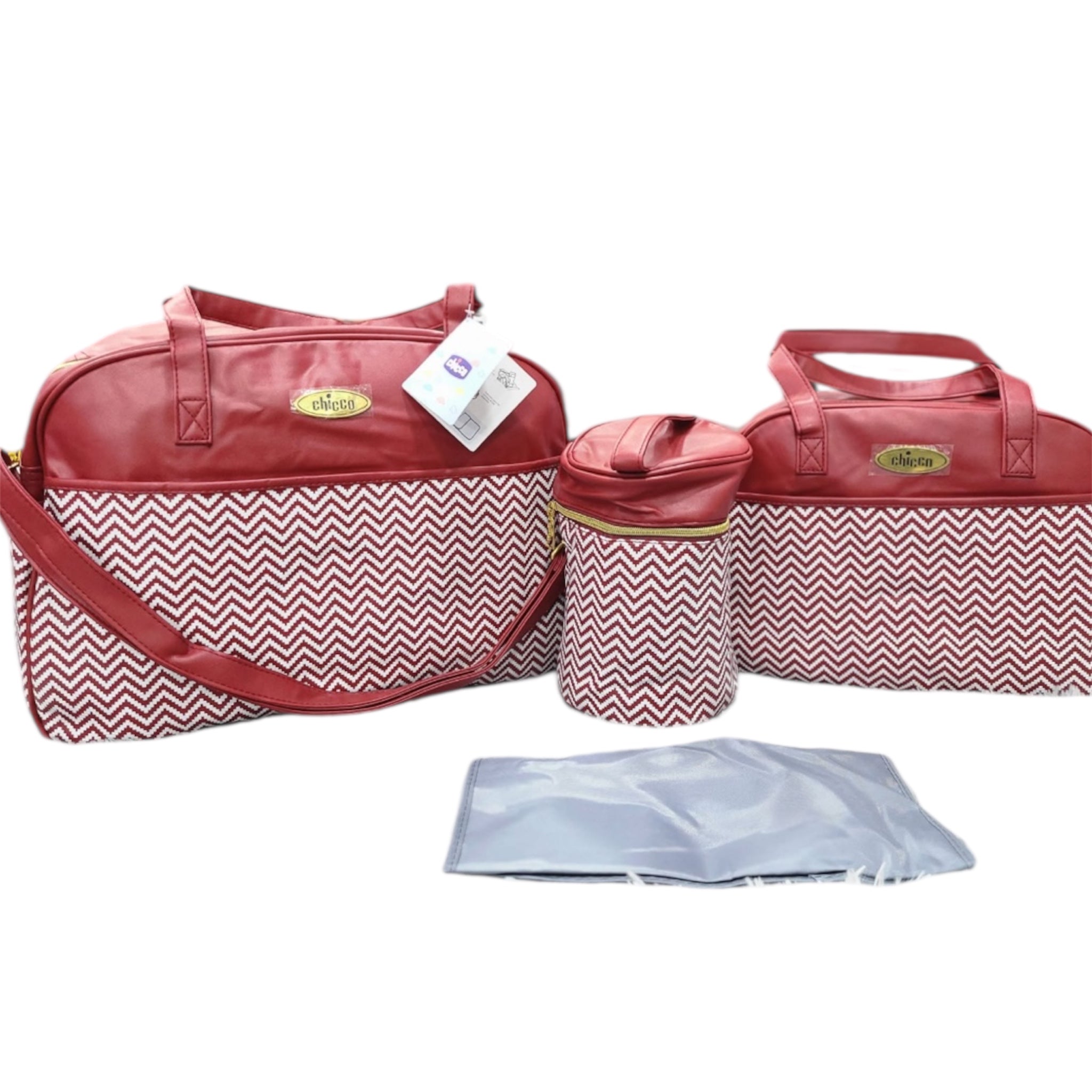 CHICCO Set de Sacs à Langer Rouge