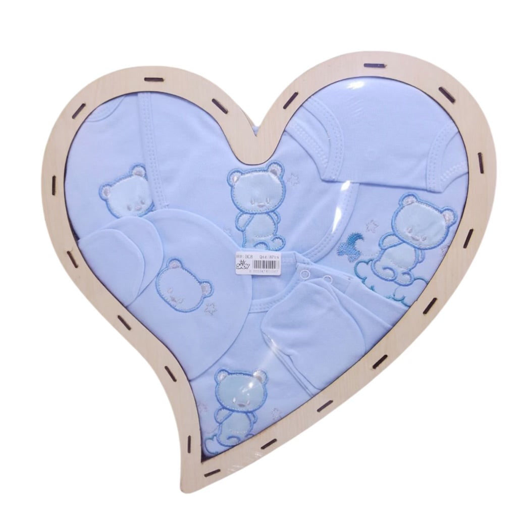 Coffret Naissance Bébé Garcon– 8 Pièces Essentielles