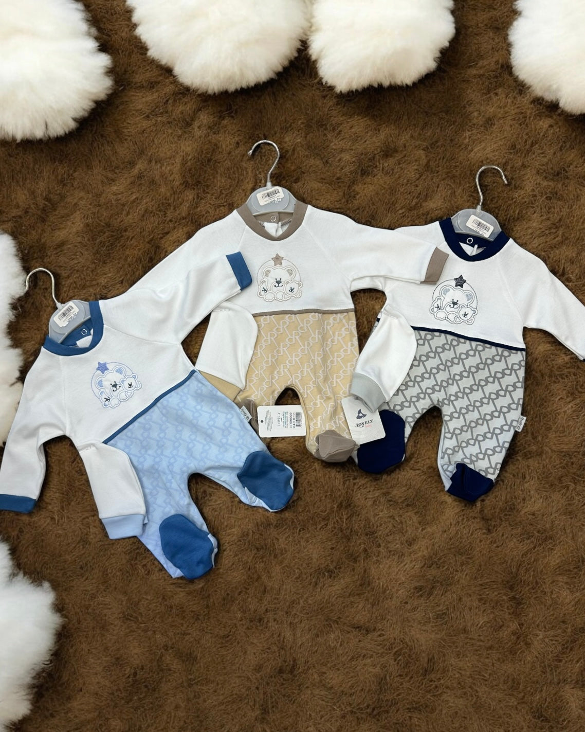 Grenouillère Naissance "Mon Petit Ours"