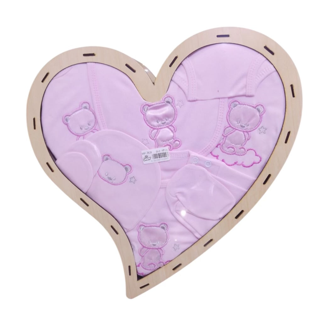 Coffret Naissance Bébé Fille – 8 Pièces Essentielles