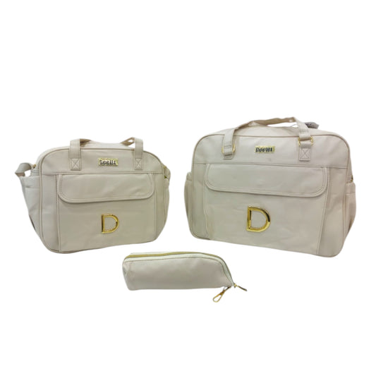 DEELLT Ensemble de Sacs à Langer Beige