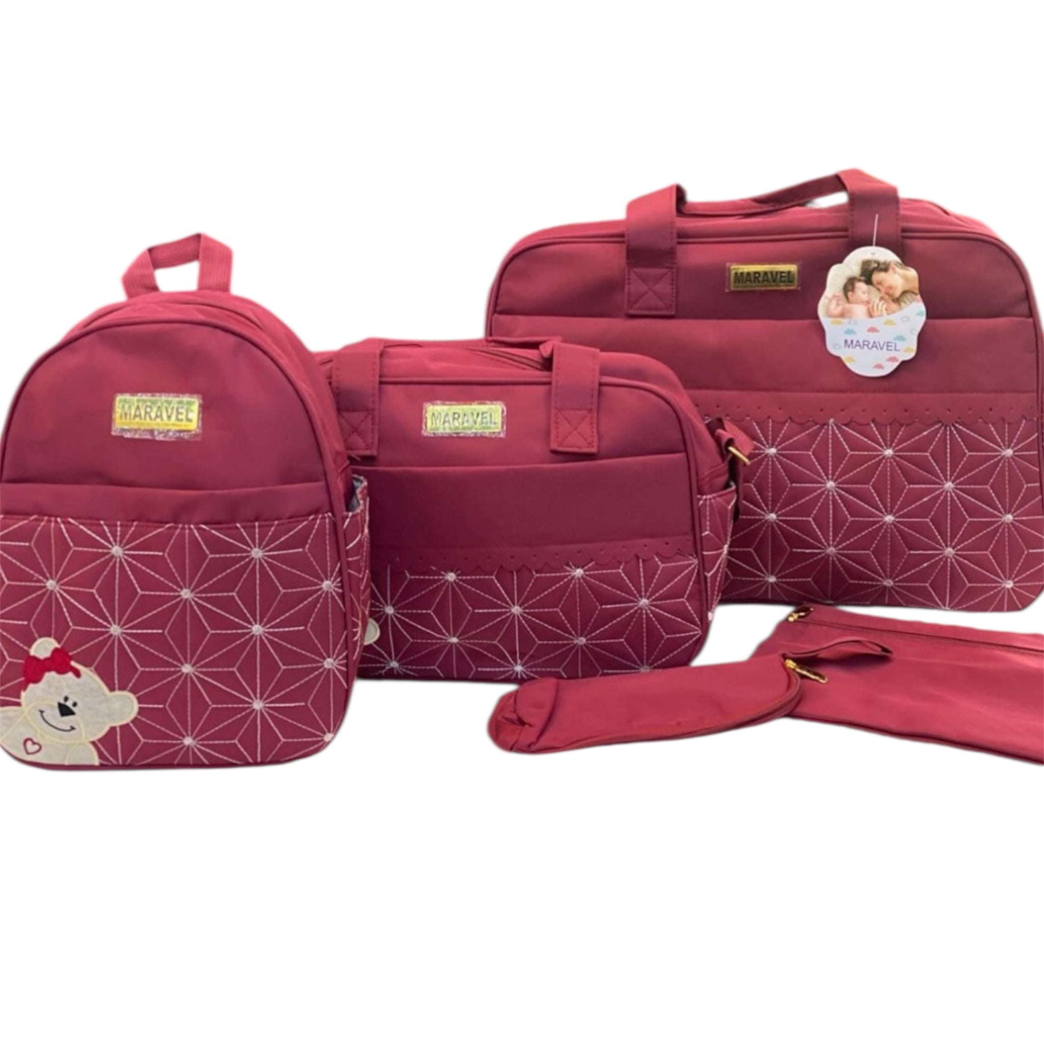 Maravel  Ensemble de Sacs à Langer 5 pièces