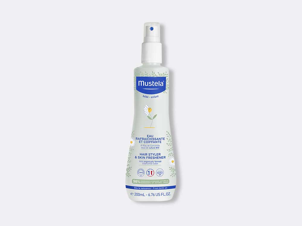 MUSTELA Eau rafraîchissante et coiffante