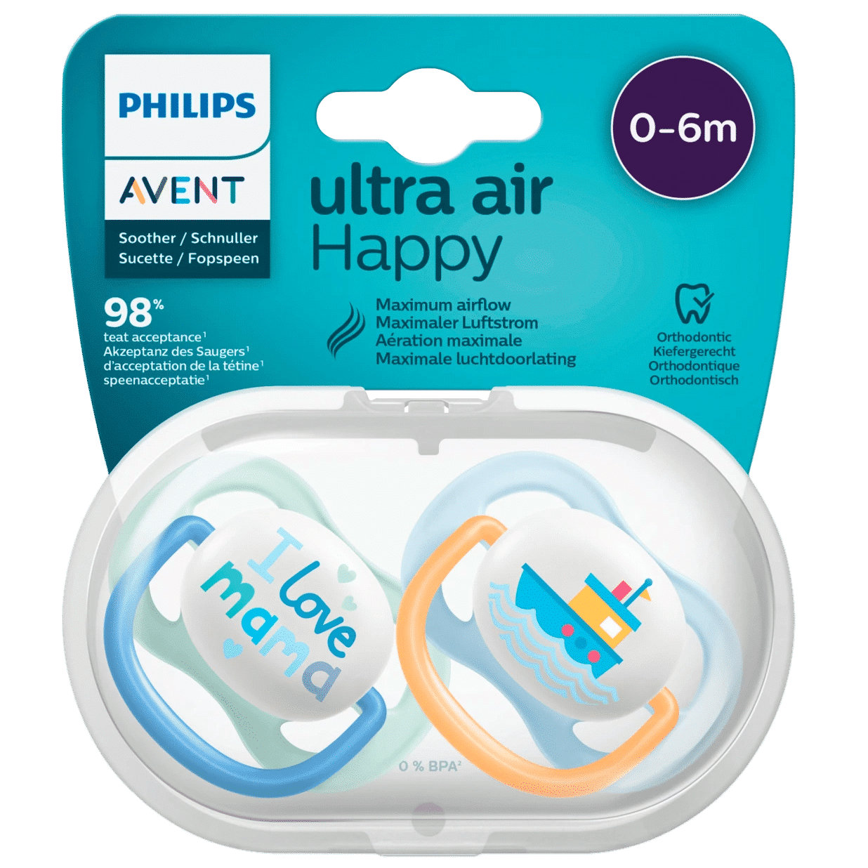 Philips avent sucette 0-6 Mois